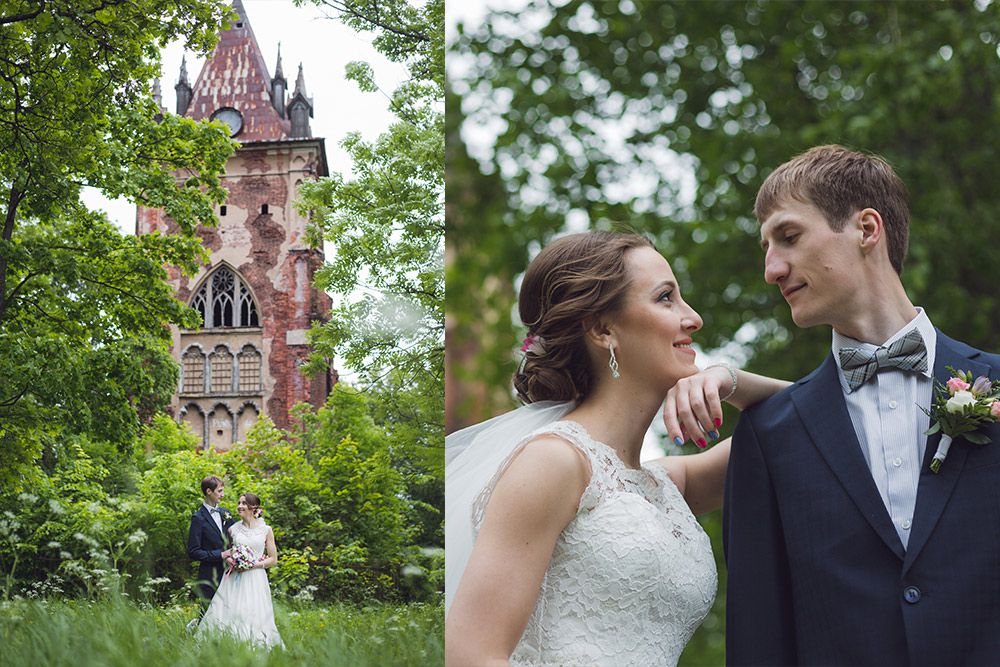 свадебная фотосессия в Александровском парке